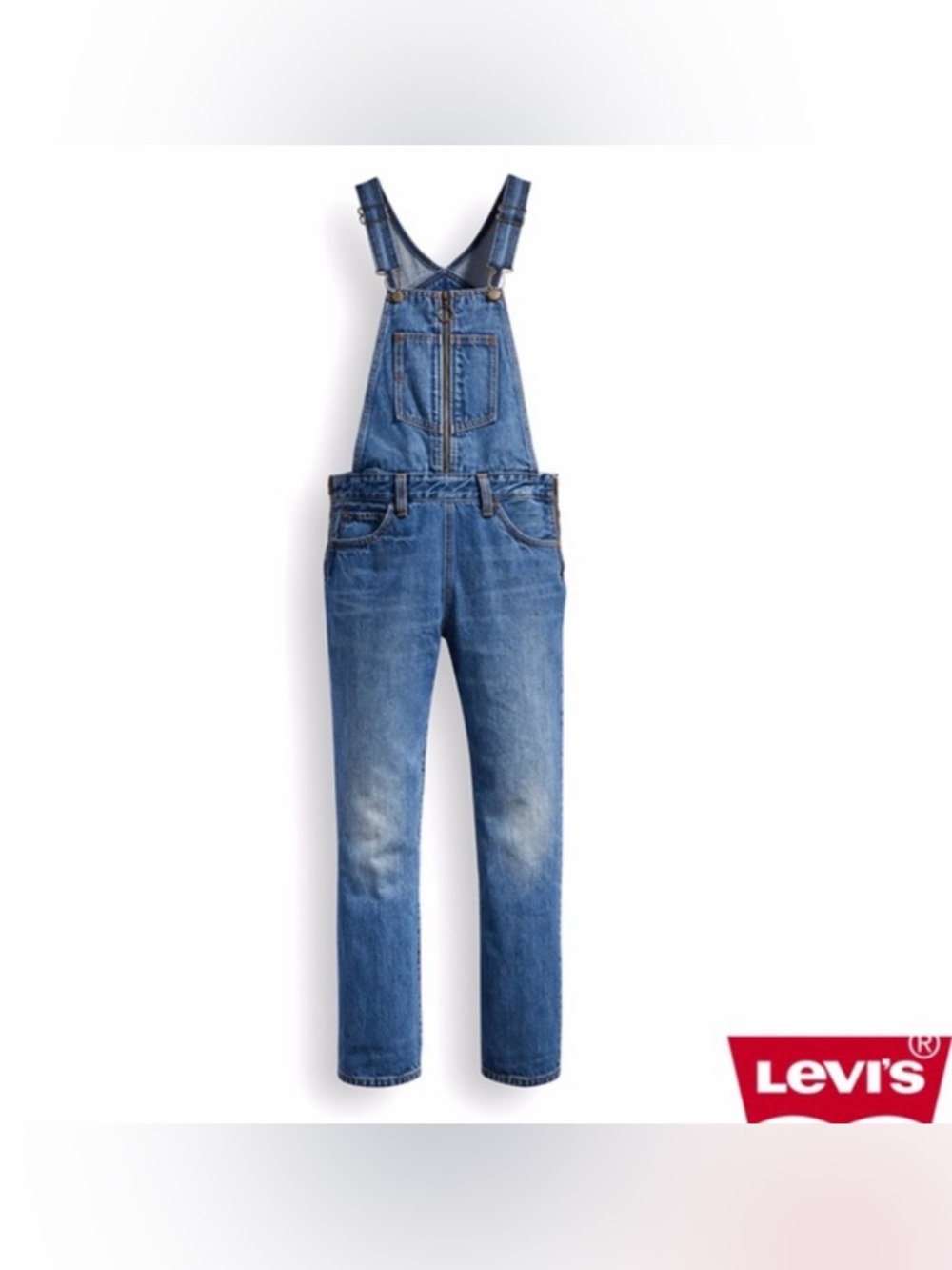 Levi's Blue Vintage Denim Overalls Jeans